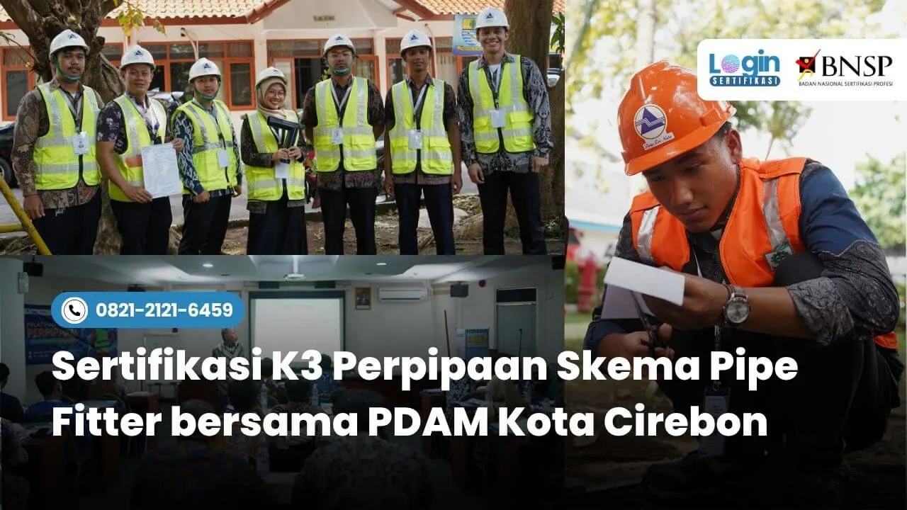 sertifikasi bnsp k3 perpipaan