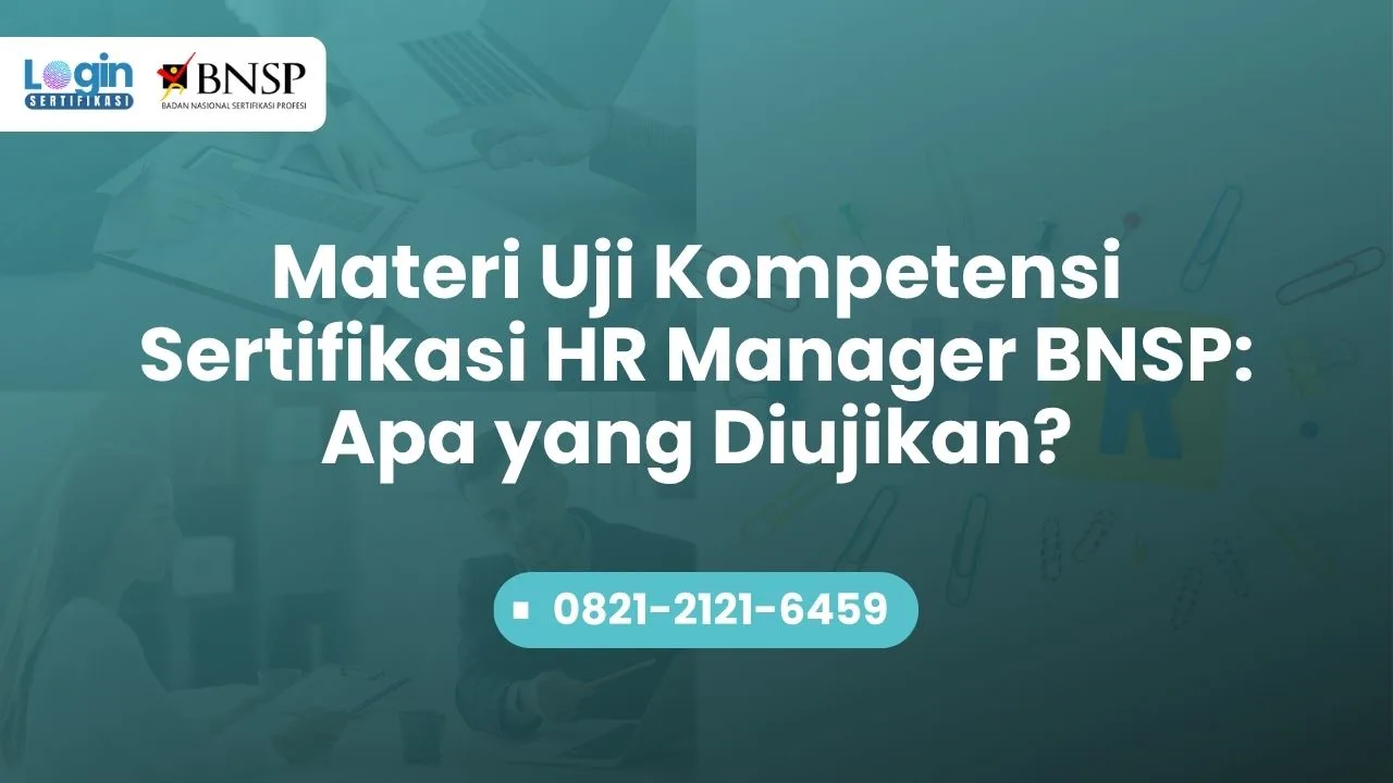 sertifikasi hr manager bnsp
