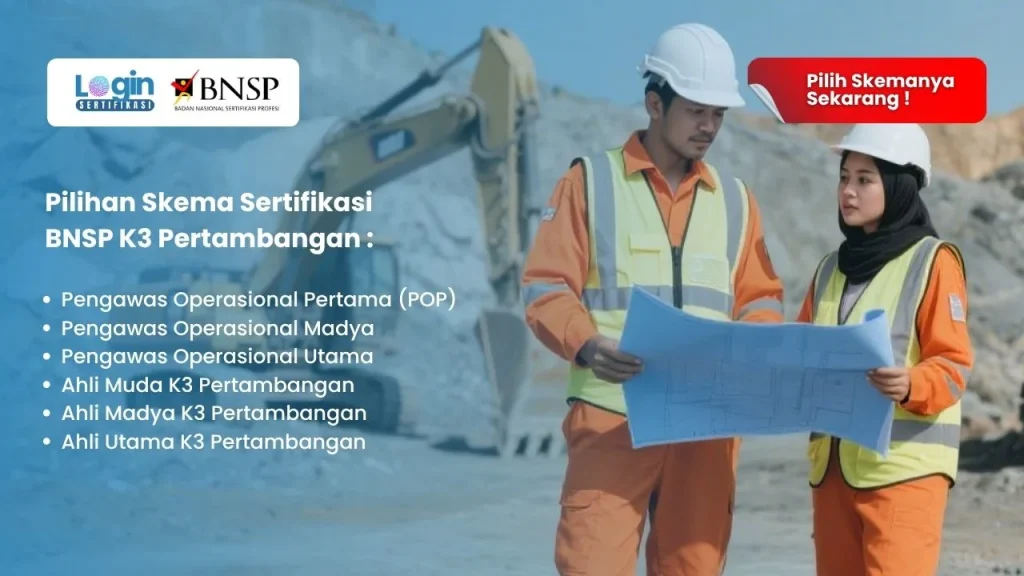 Sertifikasi BNSP K3 Pertambangan