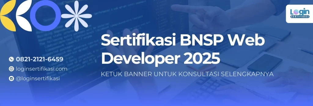 pelatihan dan sertifikasi bnsp web developer