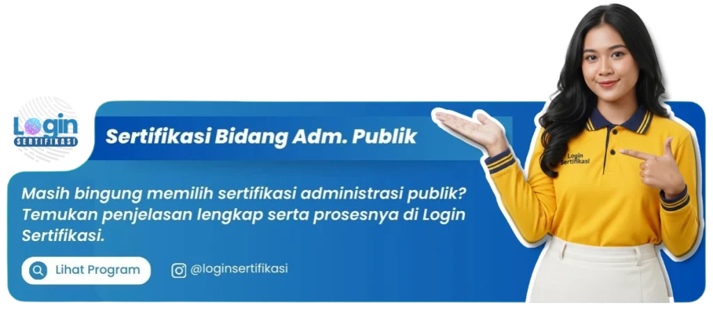 Sertifikasi Bidang Administrasi Publik