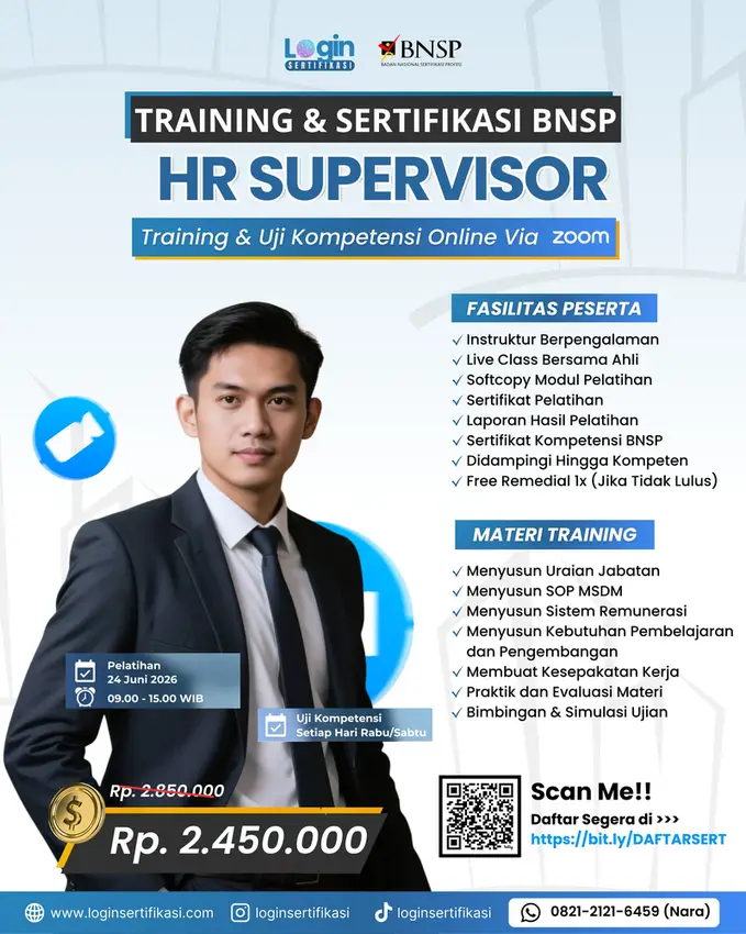 Sertifikasi HR Supervisor Juni 2026